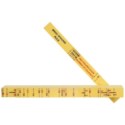 KLE9106 image(0) - Klein Tools Fiberglass Folding Rule, Inside Reading