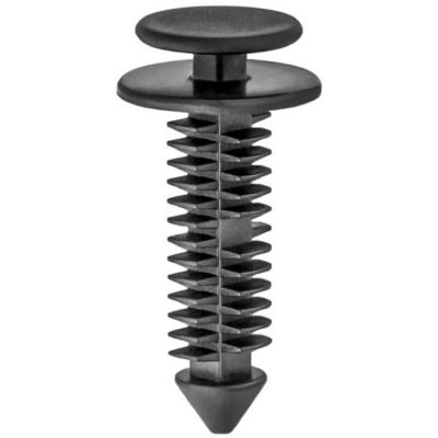 AVCAP11671 image(0) - AUVECO AP11671 Double Head Seat Back Panel Retainer, 1/2 in Dia Top x 5/8 in Dia Bottom Head, Nylon, Black