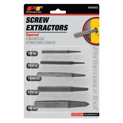 WLMW80562 image(1) - Wilmar Corp. / Performance Tool 5 Piece Tapered Extractor Set