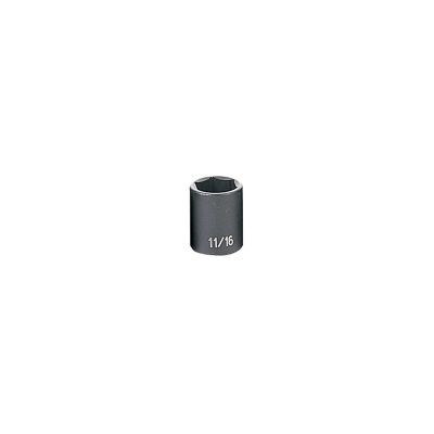 GRE1022R image(0) - Grey Pneumatic 3/8" Drive x 11/16" Standard Socket