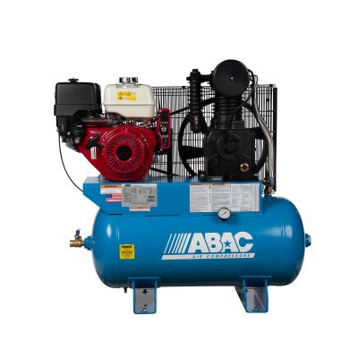 ABAABC13-30GH image(0) - Quincy Compressors ABAC 13 HP Honda Gas Drive Air Compressor 30 Gallon Horizontal 175 PSI 25 CFM C1 Pump