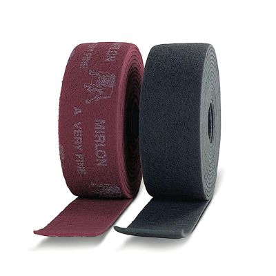 MRK18573448 image(0) - Mirka Abrasives Mirlon 18-573-448 18 Series Non-Woven Scuff Roll, 4 in W x 33 ft L, 1500 Grit