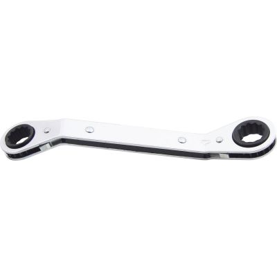KASROW-1214DH image(0) - Lang Tools (Kastar) ROW-1214DH - 3/8" X 7/16" 12 Pt. Offset Ratchet Box Wrench