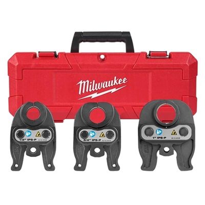 MLW49-16-2496 image(0) - Milwaukee Tool 1/2 Inch-1 Inch IPS-P Press Jaw Kit For M12 FORCE LOGIC Press Tool