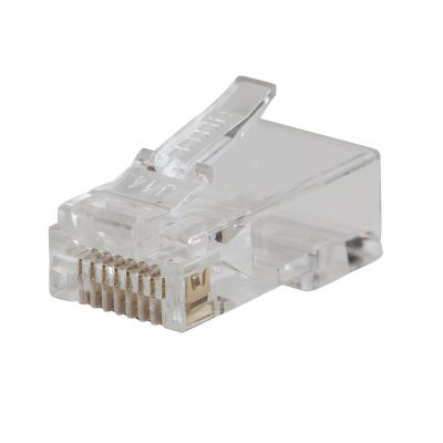 KLEVDV826702 image(0) - Klein Tools Pass-Thru&trade; Modular Data Plug, RJ45- CAT5E, 50-Pack