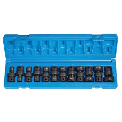 GRE1612U image(0) - Grey Pneumatic 3/8" Dr. 12 Piece 12 Point Standard Fractional Universal Set