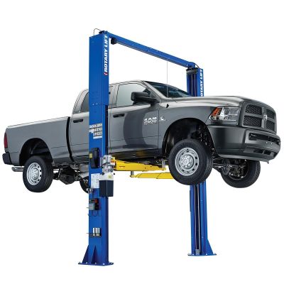 ROTSPO12N11T7RD image(0) - Rotary 12,000 lb. Heavy-Duty Two-Post Lift, Red