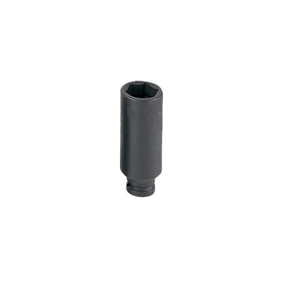 GRE916DG image(0) - Grey Pneumatic 1/4" Drive x 1/2" Magnetic Deep Socket