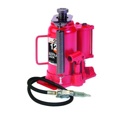 INT5512B image(0) - American Forge & Foundry Bottle Jack - 12 Ton Capacity - Air/Manual