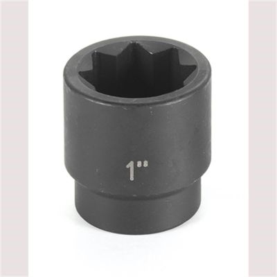 GRE2532S image(0) - Grey Pneumatic 1/2" Drive x 1" Standard - 8 Point Socket