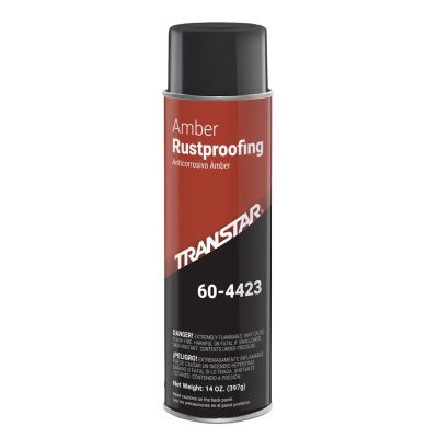 TRP60-4423 image(0) - Transtar Autobody Products 60-4423 Rust Proofing Spray Aerosol Can - 16 oz Net Weight - Amber