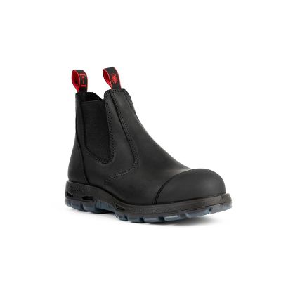 RDBUSBBKSC10 image(0) - Redback Boots USA Easy Escape HD 6-Inch Slip-On Steel Toe Scuff Cap 11US (10UK)