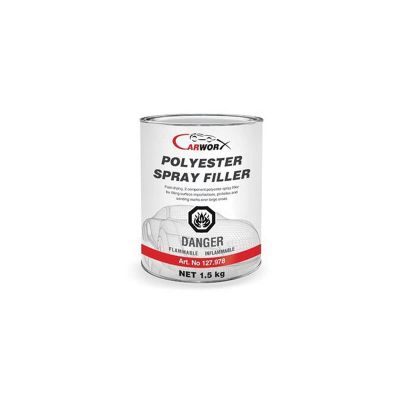 CRW127978 image(0) - CARWORK Carworx 127978 Spray Filler, 1 L, Gray