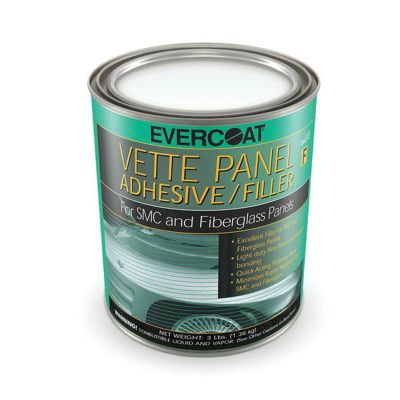 FIB870 image(0) - Fibre glass Evercoat 100870 Body Filler, 1 qt Can, Gray, Paste