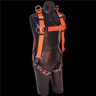 SRW804100 image(0) - FALL SAFE Safety Harness - A-SERIES - Vest-Style Retrieval - Back / Shoulder, Pass Through, Tongue Buckle - Size: Small