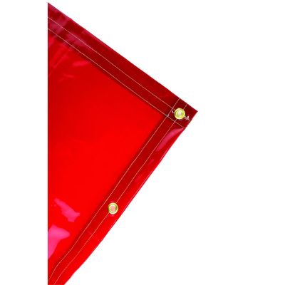 SRW36292 image(0) - Jackson Safety Transparent Welding Curtain - 6' x 6' - Weight (per sq. yd.) 13 oz - Thickness 0.014" - Orange - Amp Usage Medium/High