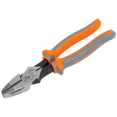 KLE2139NERINS image(0) - Klein Tools Insulated Pliers, Side Cutters, 9-Inch