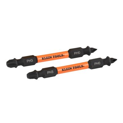 KLE32492HD image(0) - Klein Tools Replacement Bit ProFlex #1 Phillips and #2 Phillips