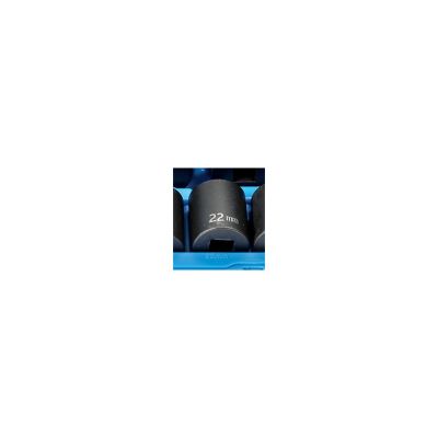 GRE2122M image(0) - Grey Pneumatic 1/2" Drive x 22mm Standard - 12 Point Socket