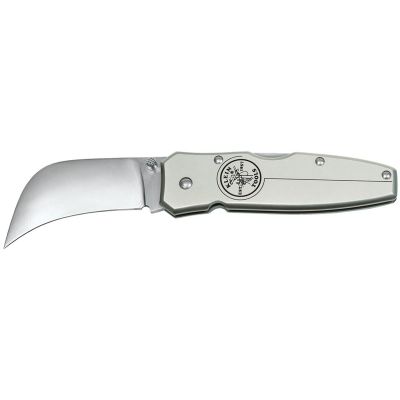 KLE44006 image(0) - Klein Tools Lockback Knife 2-5/8-Inch Hawkbill Blade, Aluminum Handle
