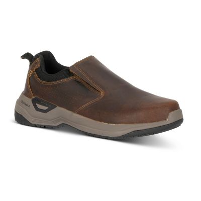 FSIA9006-10D image(0) - Avenger Work Boots Foreman MAX Low Slip-On - Men's - CN|EH|SR|SF - Brown - Size: 10 - D - (Regular)