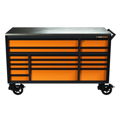KDT83238 image(0) - GEARWRENCH 72" 17 Drawer Professional Mobile Workbench with Stainless Steel Worktop