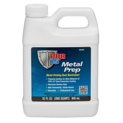 POI40204 image(0) - POR-15 INC 40204 Metal Prep, 1 qt, Clear Blue