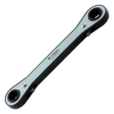 KTI45216 image(0) - K Tool International Wrench 1/2 Inch X 9/16 Inch Ratcheting 12 Point