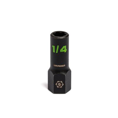 GETXAS22 image(0) - Grip Edge Tools 1/4" 1/4" Dr RPT Socket Extractor with FORS (Standard Length)