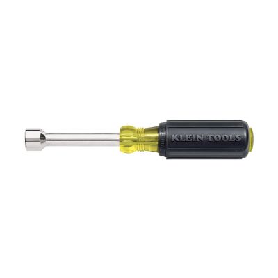 KLE63014M image(0) - Klein Tools 1/4-Inch Magnetic Tip Nut Driver 3-Inch Shaft