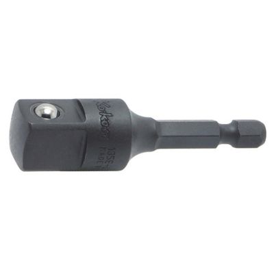 KKN135E-60P image(0) - Ko-ken USA 135E-60P 1/4 Hex Dr. Adaptor 1/2 Square Length 60mm Pin type