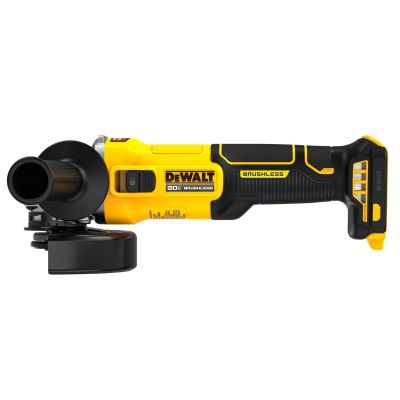 DWTDCG407B image(0) - DeWalt 20V MAX* Brushless Cordless 4 1/2-in. Slide-Switch Grinder (Tool Only)