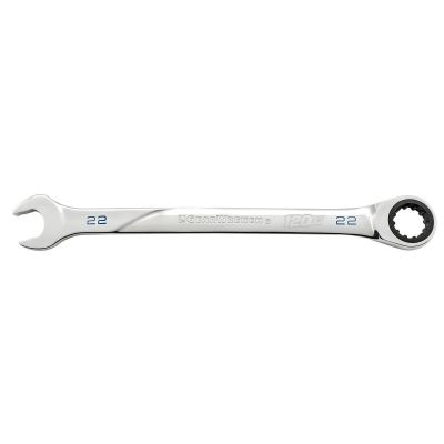KDT86422 image(1) - GearWrench 22mm 120XP Universal Spline XL Ratcheting Combination Wrench