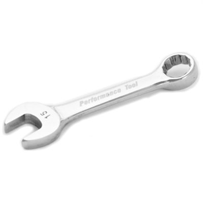 WLMW30615 image(0) - Wilmar Corp. / Performance Tool 15mm Stubby Combination Wrench