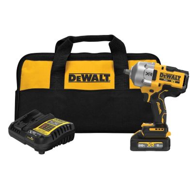 DWTDCF961GH1 image(0) - DeWalt 20V MAX* XR Brushless Cordless 1/2 in High Torque Impact Wrench with Hog Ring Anvil Kit