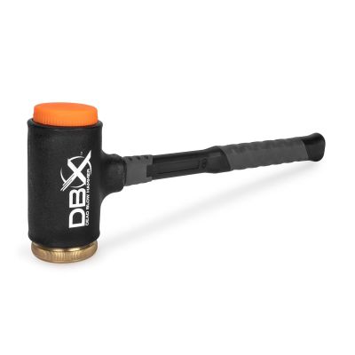 TIT63647 image(0) - Titan DBX 45 oz. Dead Blow Hammer with Replaceable Polyurethane and Brass Striking Faces