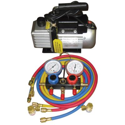 FJCKIT6 image(1) - FJC VACUUM PUMP AND GAUGE SET