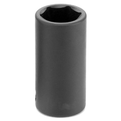 GRE1018MSD image(0) - Grey Pneumatic 3/8" Drive x 18mm Semi-Deep Socket