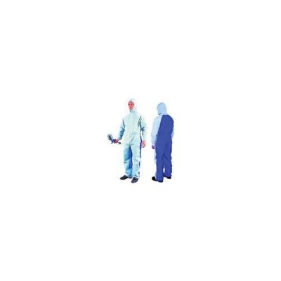 CSR2275 image(0) - Coster G.L. Ent. 2275 1 Pocket Anti-Static Painter's Protection Pant, X-Large, White/Blue, Nylon