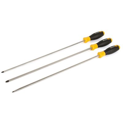 TIT17212 image(0) - TITAN 3-PC EXTRA LONG SCREWDRIVER SET