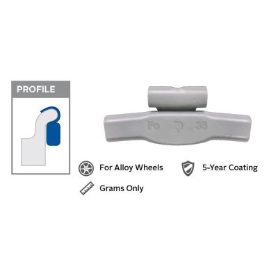 PWWIAW015 image(0) - Wegmann Automotive 15g Coated Import Mag Weight (Box of 25)