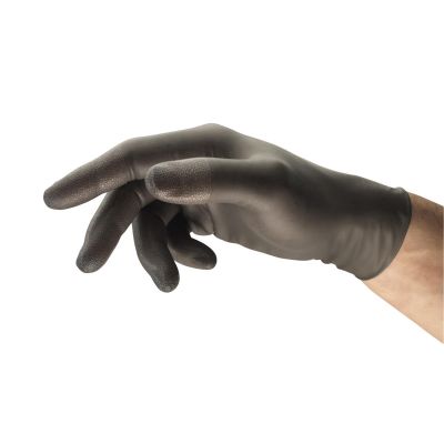 ASL93250090 image(0) - Ansell Ansell TouchNTuff 93-250 Grey Nitrile Exam Gloves with Ansell Grip, Powder-Free, 5mil, 9.5-Inch, Large (Pack of 100)