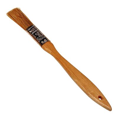 KTI74005 image(0) - K Tool International BRUSH UTILITY 1/2IN. NATURAL BRISTLES WOOD HANDLE