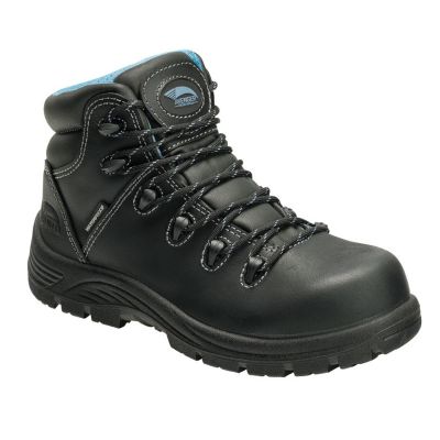 FSIA7127-11W image(0) - Avenger Work Boots Avenger Work Boots - Framer Series - Women's High Top Work Boots - Composite Toe - IC|EH|SR|PR - Black/Black - Size: 11W