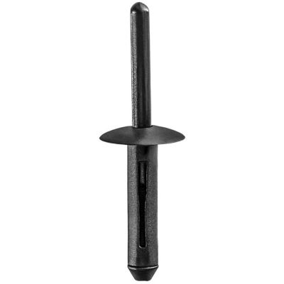 AVC18108 image(0) - AUVECO 18108 Type 1 Rivet, 1/4 in Dia Hole x 5/32 to 3/8 in Grip Range, Nylon, Black