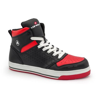 FSIAW6451-14M image(0) - Airwalk AIRWALK - ARENA MID Series - Men's Mid Top Shoe - CT|EH|SR - Black/Red - Size: 14M