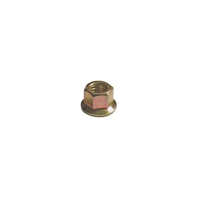AVC16883 image(0) - AUVECO 16883 Type B Free Spinning Washer Nut, M5 x 0.8 mm Screw x 7 mm H, Zinc/Yellow