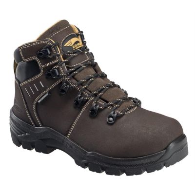 FSIA7452-12W image(0) - Avenger Work Boots Avenger Work Boots - Hammer Series - Men's Met Guard 8" Work Boot - Carbon Toe - CN | EH | PR | SR - Brown - Size: 11W