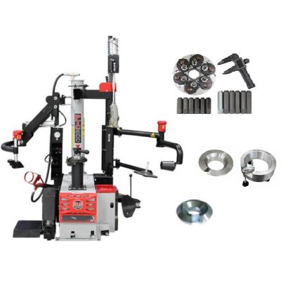 ATEAP-PTC500-KIT image(0) - Atlas Automotive Equipment Platinum PTC500 Center Post Tire Changer with Adapters Kit (Will Call)