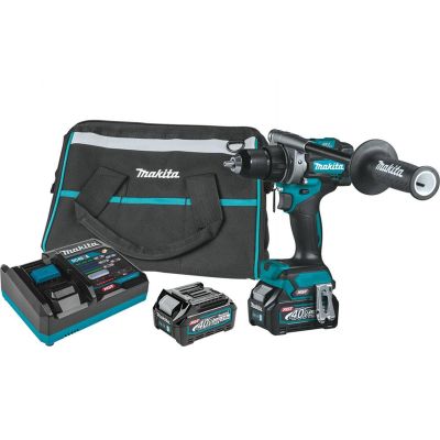 MAKGFD01D image(0) - 40V max XGT® Brushless Cordless 1/2" Driver-Drill Kit, 2-speed, var. speed, L.E.D. Light, bag (2.5Ah)